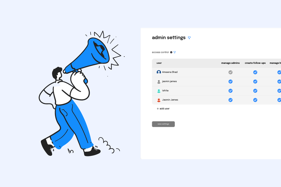 What's new: Control who can access what in Sup!